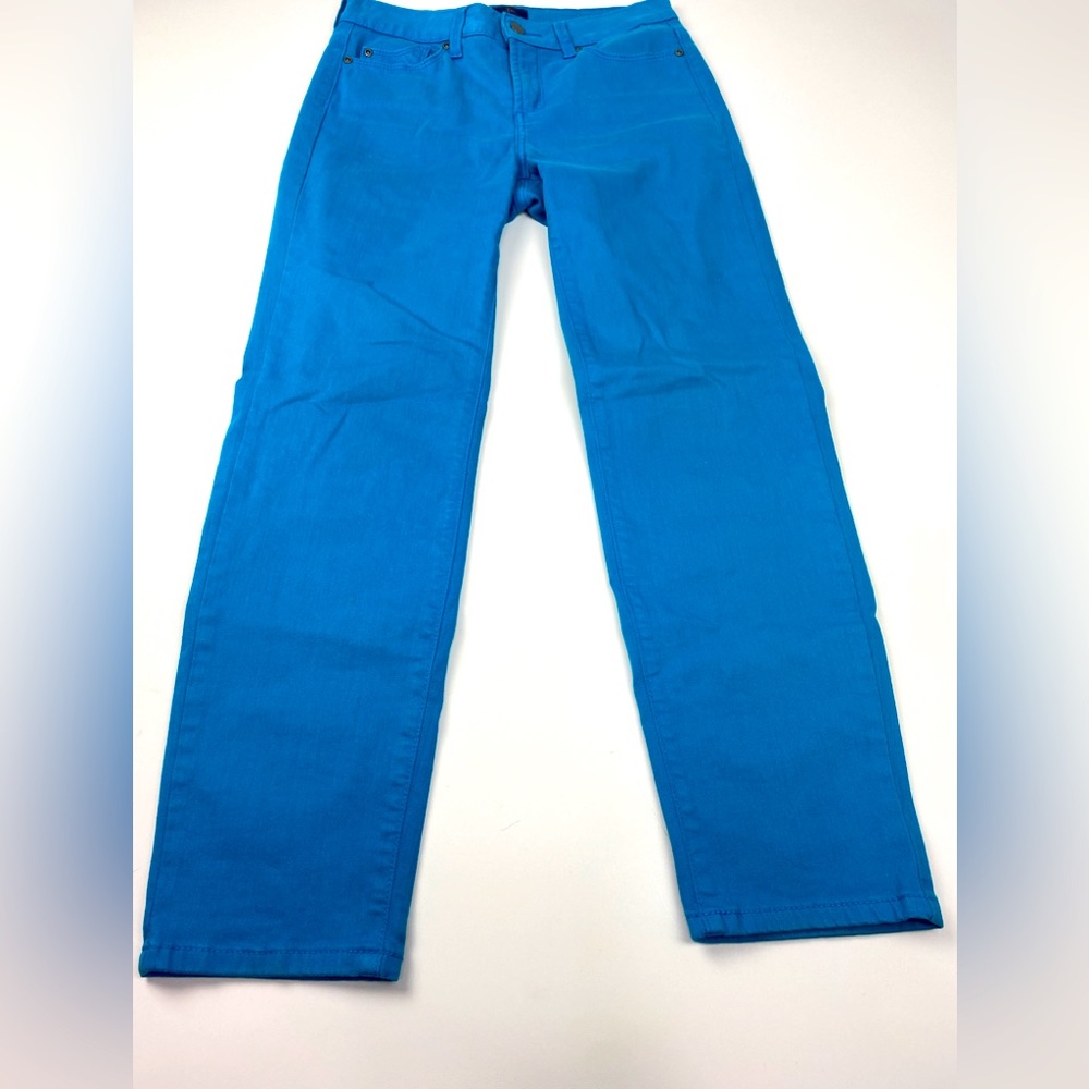 NYDJ Electric Blue Ankle Jeans Size 2